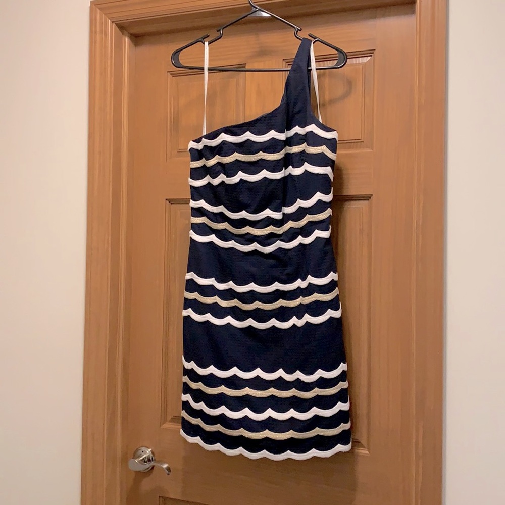 Lilly Pulitzer one shoulder dress